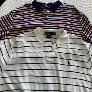 2x short sleeved polos